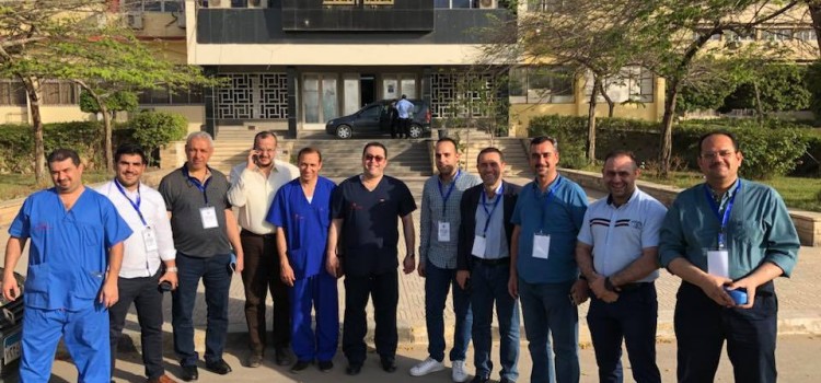 قام د/ باسم هنرى بعمل ورشة عمل يومي 11 و 12 من شهر مايو بمشاركة عدد كبير من الاطباء من جميع دول العالم العربى 
